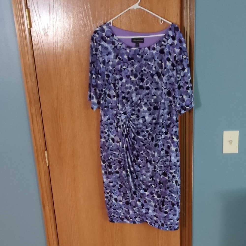 Purple Patterned Dress